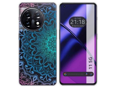 Funda Silicona Transparente para Oneplus 11 5G diseño Mandala Dibujos