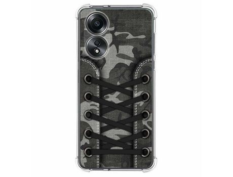 Funda Silicona Antigolpes para Oppo A58 4G diseño Zapatillas 15 Dibujos