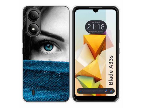Funda Silicona para Zte Blade A33s diseño Ojo Dibujos
