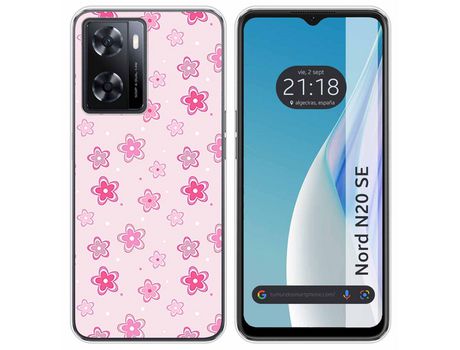 Funda Silicona para Oneplus Nord N20 SE diseño Flores Dibujos