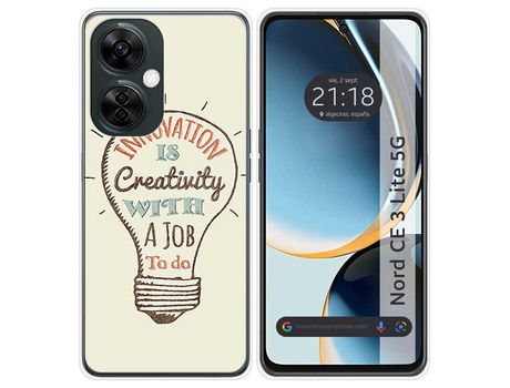 Funda Silicona para Oneplus Nord CE 3 Lite 5G diseño Creativity Dibujos
