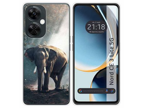 Funda Silicona para Oneplus Nord CE 3 Lite 5G diseño Elefante Dibujos