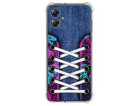 Funda Silicona Antigolpes para Motorola Moto G14 diseño Zapatillas 06 Dibujos
