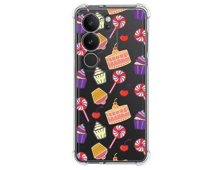Funda Silicona Antigolpes para Vivo V29 5G diseño Dulces 01 Dibujos