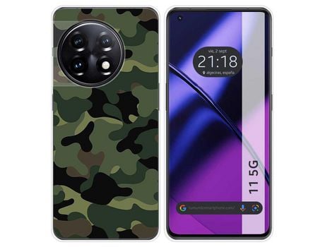 Funda Silicona para Oneplus 11 5G diseño Camuflaje Dibujos