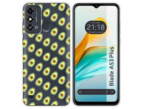 Funda Silicona para ZTE Blade A53 Plus diseño Aguacate Dibujos