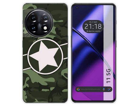 Funda Silicona para Oneplus 11 5G diseño Camuflaje 01 Dibujos