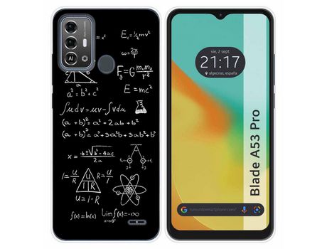 Funda Silicona para Zte Blade A53 Pro diseño Formulas Dibujos