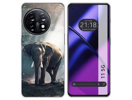 Funda Silicona para Oneplus 11 5G diseño Elefante Dibujos