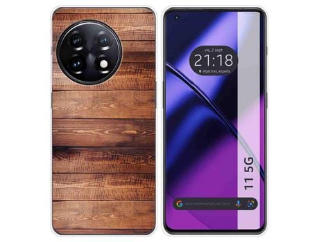 Funda Silicona para Oneplus 11 5G diseño Madera 02 Dibujos