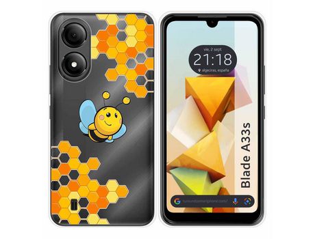 Funda Silicona para Zte Blade A33s diseño Abeja Dibujos