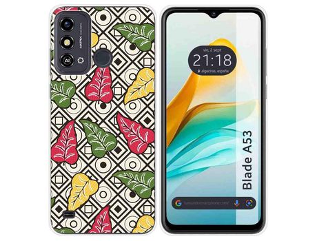 Funda Silicona para Zte Blade A53 diseño Flores 11 Dibujos