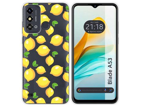 Funda Silicona para Zte Blade A53 diseño Limones Dibujos