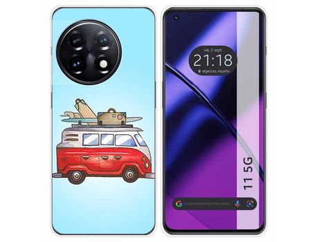 Funda Silicona para Oneplus 11 5G diseño Furgoneta Dibujos