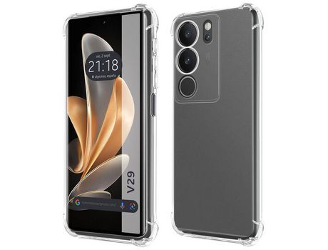 Funda Silicona Antigolpes Transparente para Vivo V29 5G
