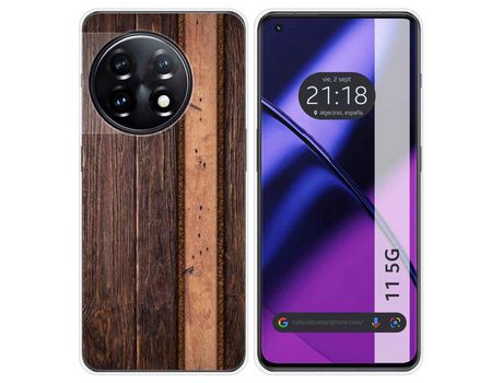 Funda Silicona para Oneplus 11 5G diseño Madera 05 Dibujos
