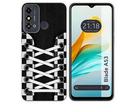 Funda Silicona para Zte Blade A53 diseño Zapatillas 03 Dibujos