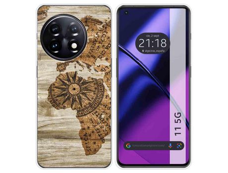 Funda Silicona para Oneplus 11 5G diseño Madera 07 Dibujos
