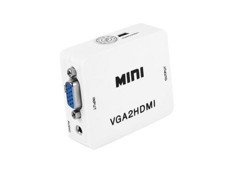 Adaptador convertidor de vídeo VGA a HDMI 720p 1080p NORTHIX