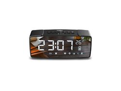 Reloj-Despertador 62917 Negro Gris Monocromo Negro/Gris GREENBLUE