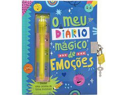 Libro O Meu Diário Mágico de Emoções com Cadeado - Inclui Caneta Tinta Invisível (Portugués - Tapa Dura)