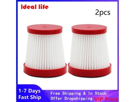 Paquete de 2 filtros para Xiaomi Deerma Vc01, accesorios para aspiradoras de mano, pieza de Robot aspirador, filtros de limpieza para el hogar, her...