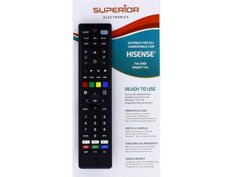 Mando a Distancia Universal para Televisor Hisense 01989 para Televisión EQUIPOS DEL HOGAR