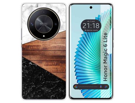 Funda Silicona para Huawei Honor Magic 6 Lite 5G diseño Mármol 11 Dibujos TUMUNDOSMARTPHONE