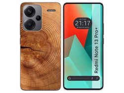 Funda Silicona para Xiaomi Redmi Note 13 Pro Plus 5G diseño Madera 04 Dibujos TUMUNDOSMARTPHONE
