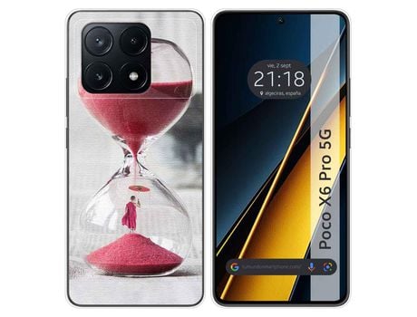 Funda Silicona para Xiaomi Poco X6 Pro 5G diseño Reloj Dibujos TUMUNDOSMARTPHONE
