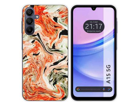 Funda Silicona para Samsung Galaxy A15 diseño Mármol 12 Dibujos TUMUNDOSMARTPHONE