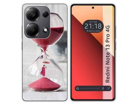 Funda Silicona para Xiaomi Redmi Note 13 Pro 4G diseño Reloj Dibujos TUMUNDOSMARTPHONE