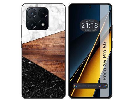 Funda Silicona para Xiaomi Poco X6 Pro 5G diseño Mármol 11 Dibujos TUMUNDOSMARTPHONE