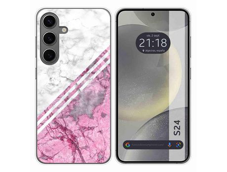 Funda Silicona para Samsung Galaxy S24 5G diseño Mármol 03 Dibujos TUMUNDOSMARTPHONE