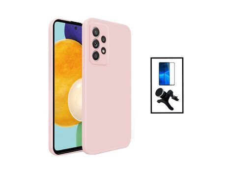 Kit Película Cristal Templado 5D Full Cover + Funda 3X1 Military Defender + Soporte Magnético de Coche Reforzado para Xiaomi Redmi K50 Gaming - Neg...