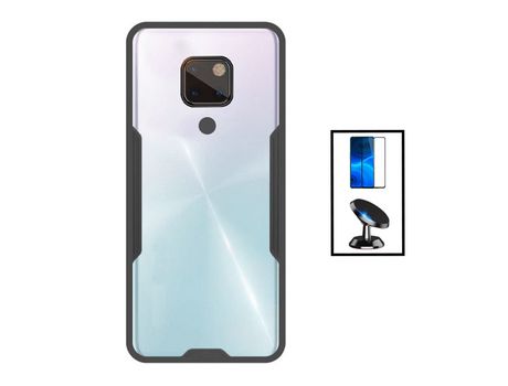 Kit Funda 3x1 360° Impact Protection + 1 GripHolder + 1 Soporte GripHolder Negro para Xiaomi Redmi 10C - Transparente/Negro
