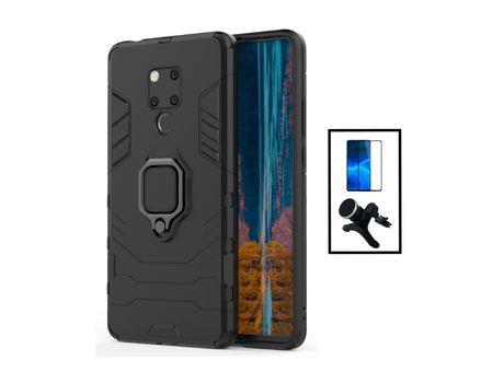 Kit Funda 3x1 360° Impact Protection + 1 GripHolder + 1 Soporte GripHolder Negro para Oppo Find X5 Lite - Transparente/Negro