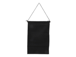 Organizador de broches Baok con forma de bandera para colgar, estilo clásico, para exhibir tu colección de broches, ideal para el hogar, la oficina y el dormitorio, negro, 45,5 x 27,3 cm