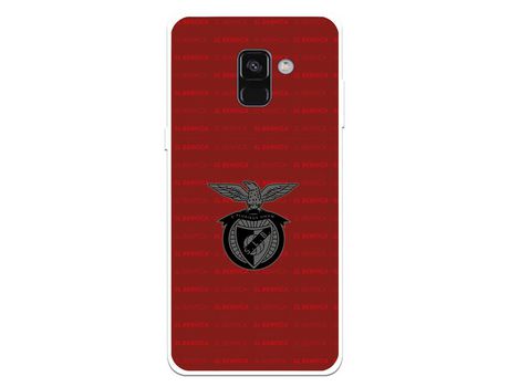Funda para Samsung Galaxy A8 2018 del Escudo Fondo Granate - Licencia Oficial Benfica