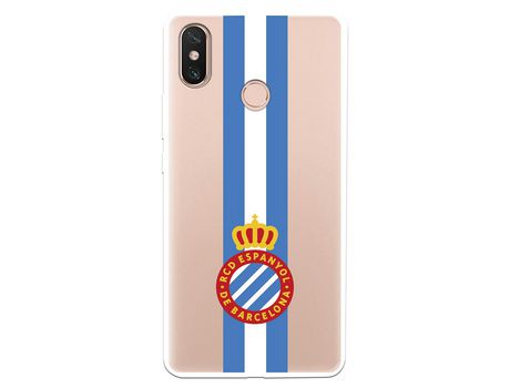 Funda para Xiaomi Mi Max 3 del RCD Espanyol Escudo Albiceleste Escudo Albiceleste - Licencia Oficial RCD Espanyol