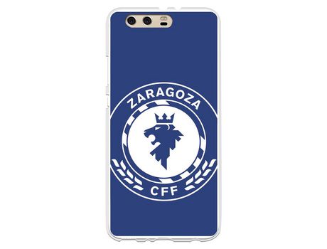 Funda para Huawei P10 Plus del Zaragoza CF Femenino Escudo Grande Fondo Azul - Licencia Oficial Zaragoza CF Femenino