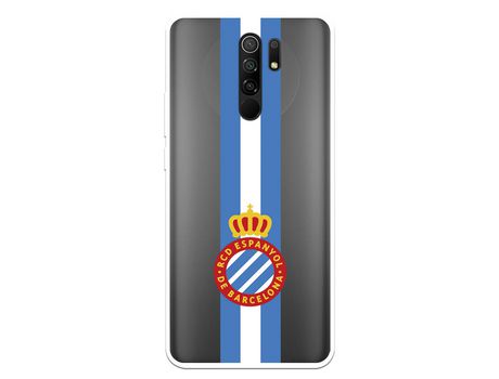 Funda para Xiaomi Redmi 9 del RCD Espanyol Escudo Albiceleste Escudo Albiceleste - Licencia Oficial RCD Espanyol