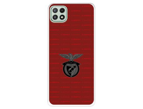 Funda para Samsung Galaxy A22 5G del Escudo Fondo Granate - Licencia Oficial Benfica