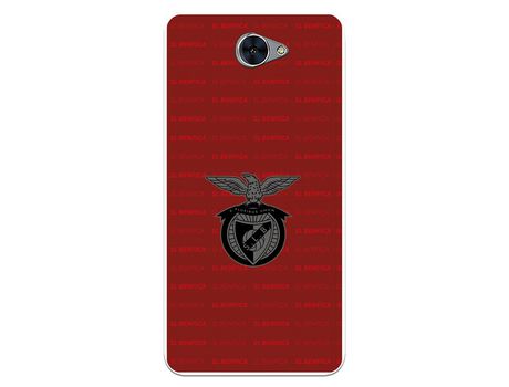 Funda para Huawei Y7 del Escudo Fondo Granate - Licencia Oficial Benfica