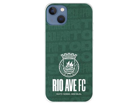 Funda para iPhone 14 Plus del Rio Ave FC Escudo Blanco - Licencia Oficial Rio Ave FC