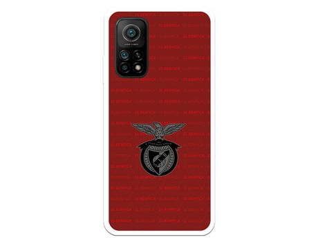Funda para Xiaomi Mi 10T del Escudo Fondo Granate - Licencia Oficial Benfica