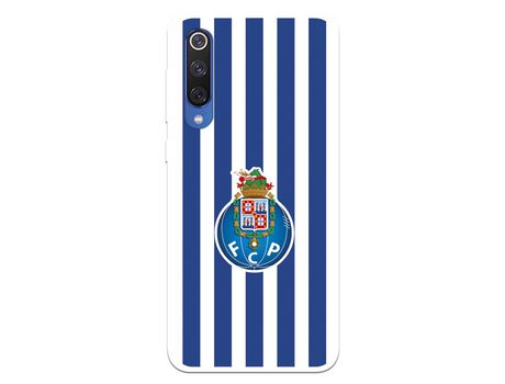 Funda para Xiaomi Mi 9 SE del Futebol Club Oporto Escudo Rayas - Licencia Oficial Futebol Club Oporto