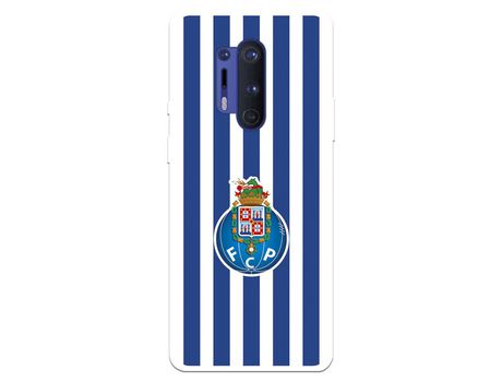 Funda para OnePlus 8 Pro del Futebol Club Oporto Escudo Rayas - Licencia Oficial Futebol Club Oporto