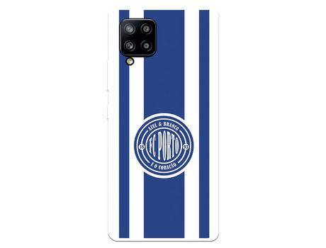 Funda para Samsung Galaxy A42 5G del Futebol Club Oporto Escudo Escudo y Rayas - Licencia Oficial Futebol Club Oporto