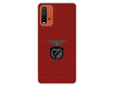 Funda para Xiaomi Redmi 9T del Escudo Fondo Granate - Licencia Oficial Benfica